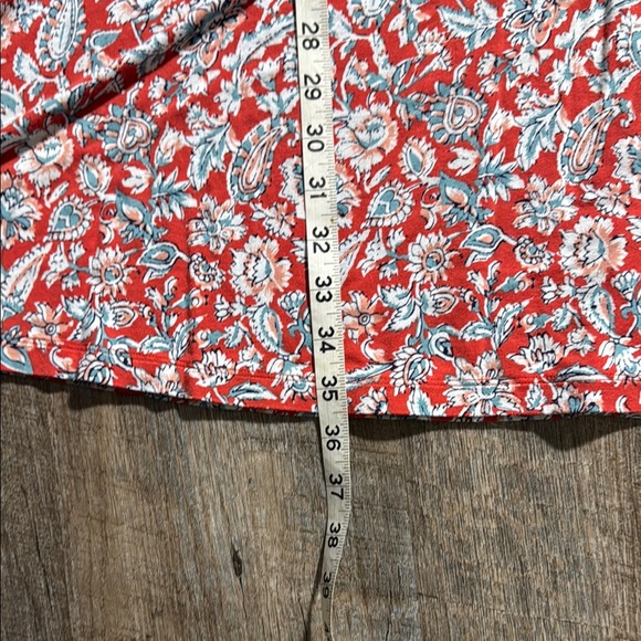 Old Navy Women’s Dress in Red and White Floral - Picture 4 of 7
